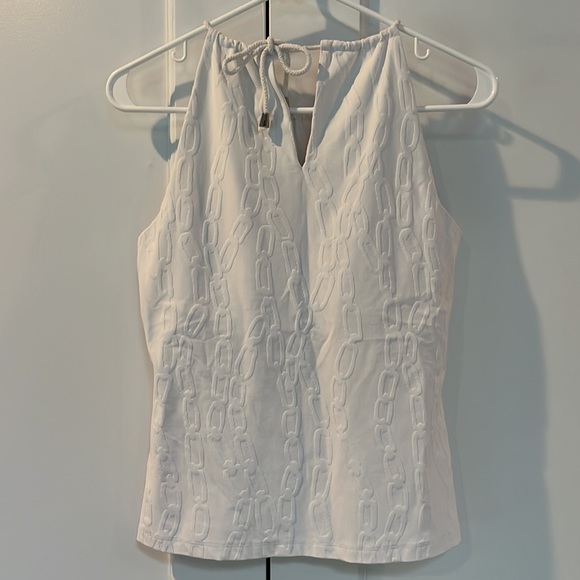 J. McLaughlin White Halter tank size S - Picture 4 of 6